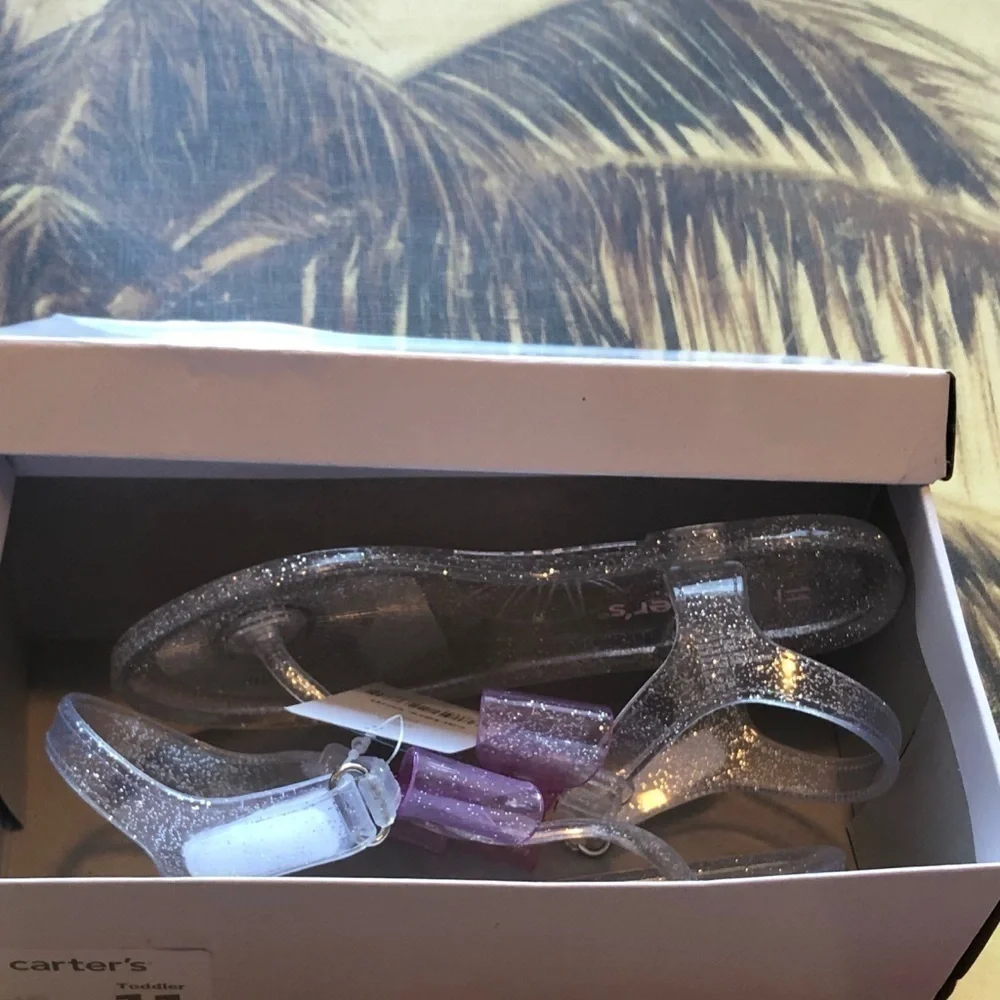 🆕 Carter’s Selena sparkly bow clear j…